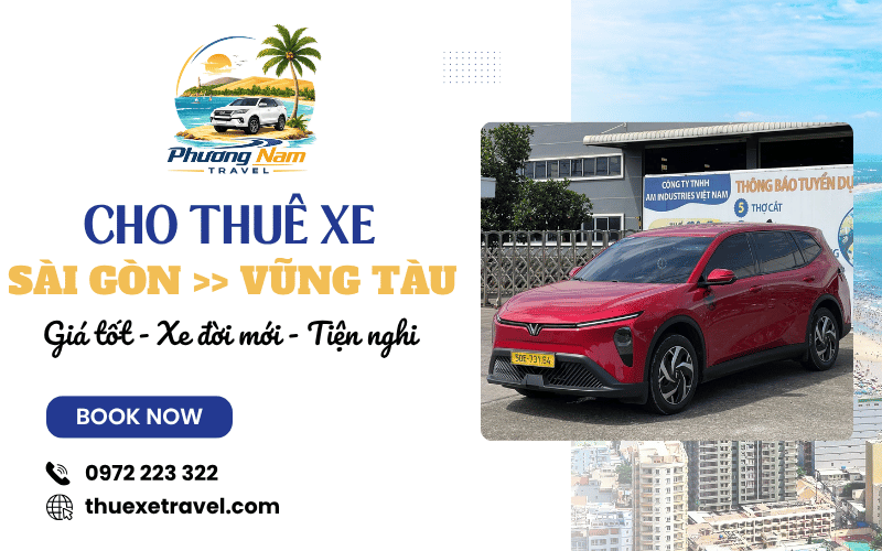 cho thuê xe Sài Gòn đi Vũng Tàu