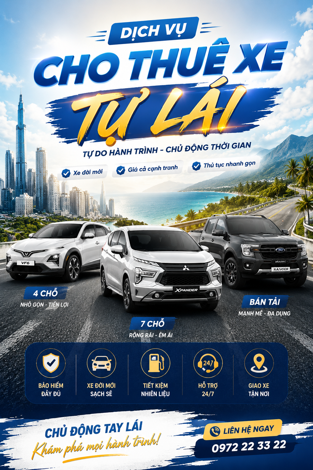 Cho Thuê Xe Tự Lái 